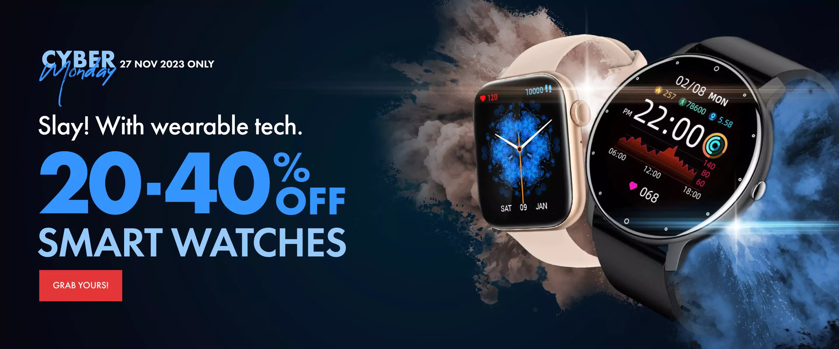 Cyber monday outlet smart watch