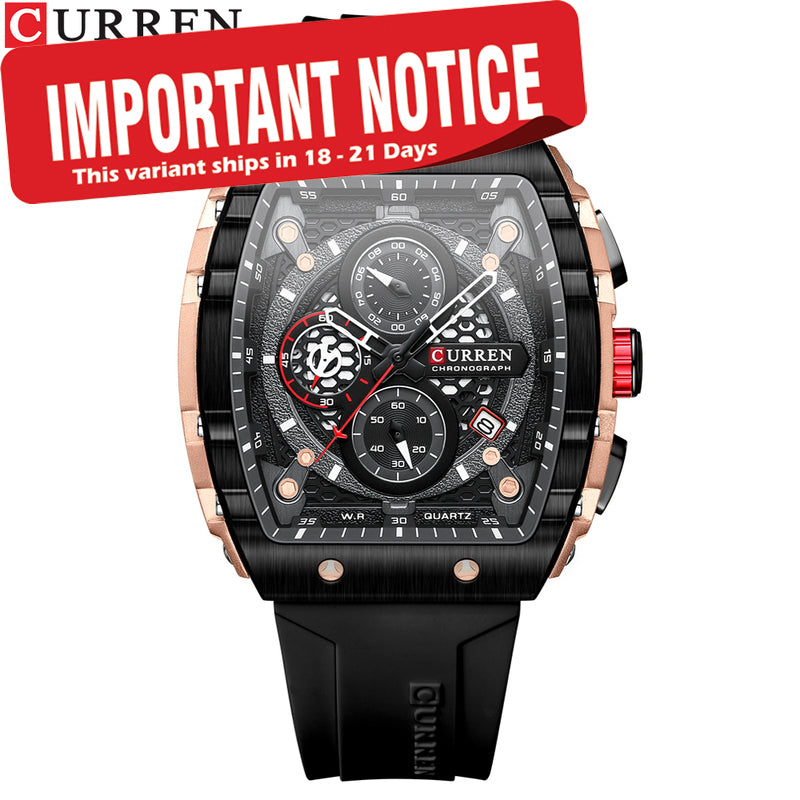 Curren 8442 Chronograph Black