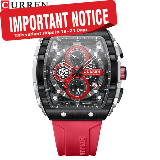 Curren 8442 Chronograph Red