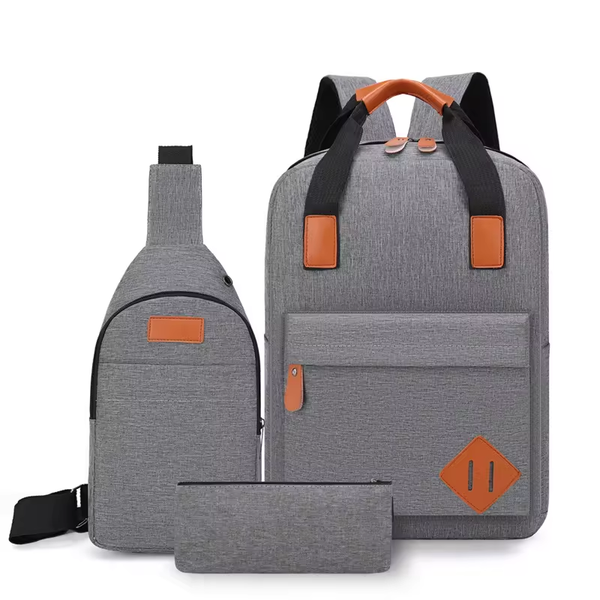 3 Piece Laptop Backpack