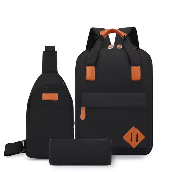 3 Piece Laptop Backpack