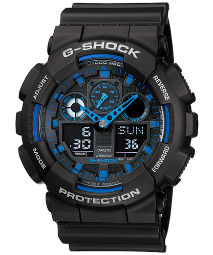 CASIO GA-100 G-SHOCK Analog Digital