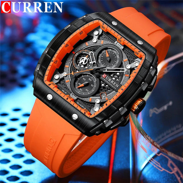 Curren 8442 Chronograph Orange